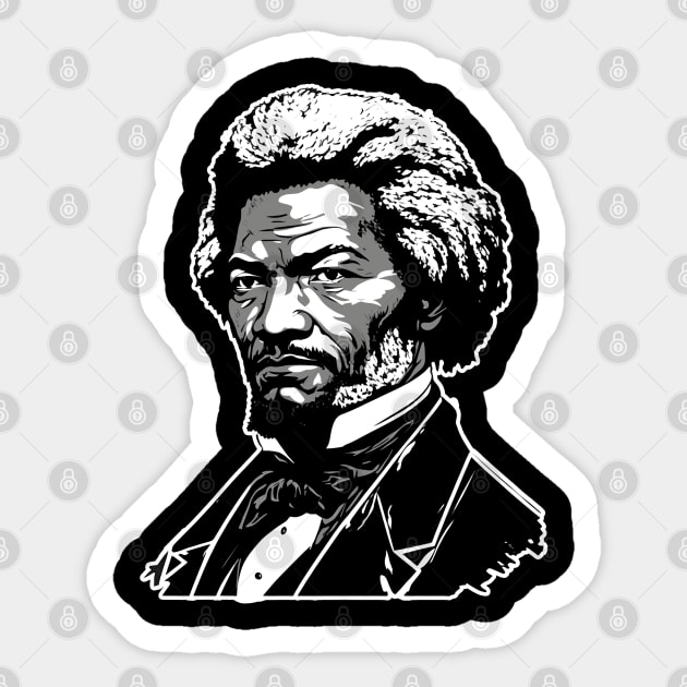 Frederick Douglass Sticker by UrbanLifeApparel